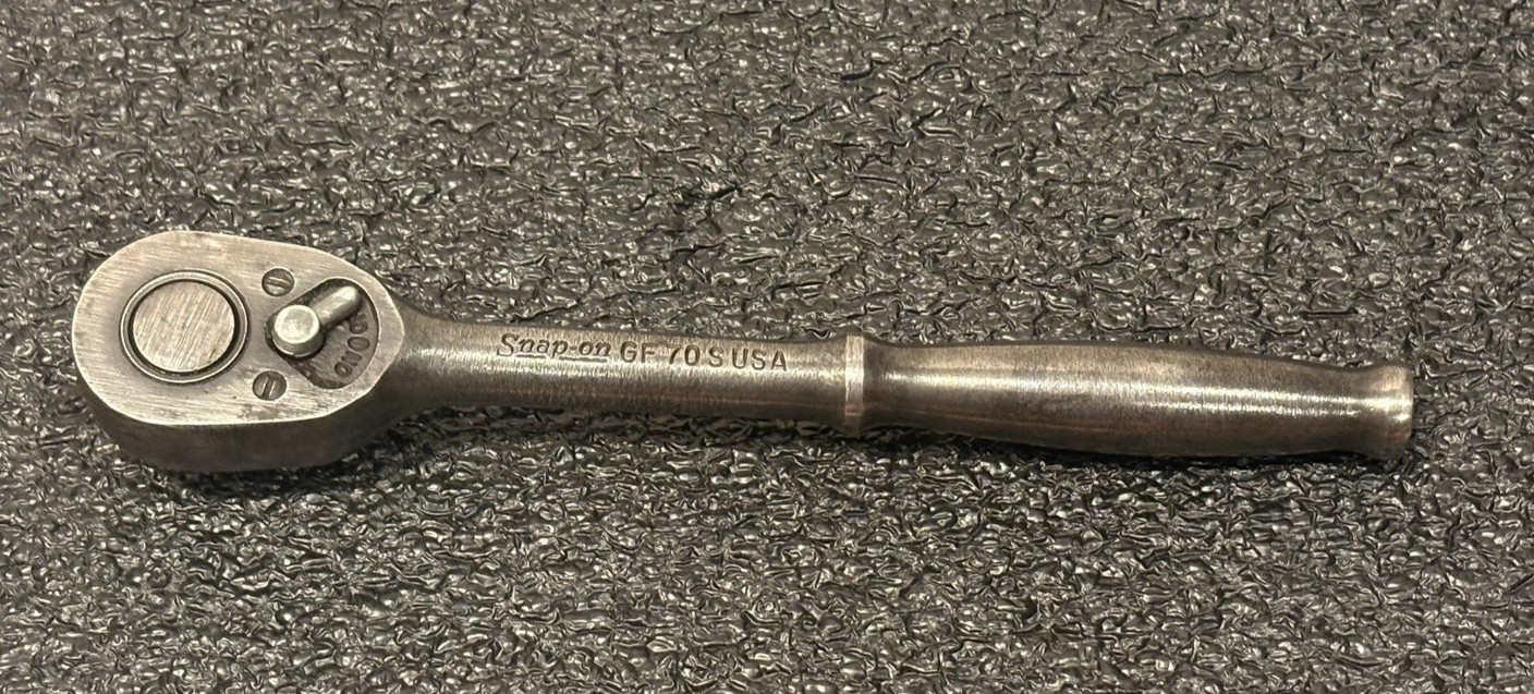 Vintage Snap-On Ratchet GF 70 S USA 3/8″ Drive Nice Socket Wrench