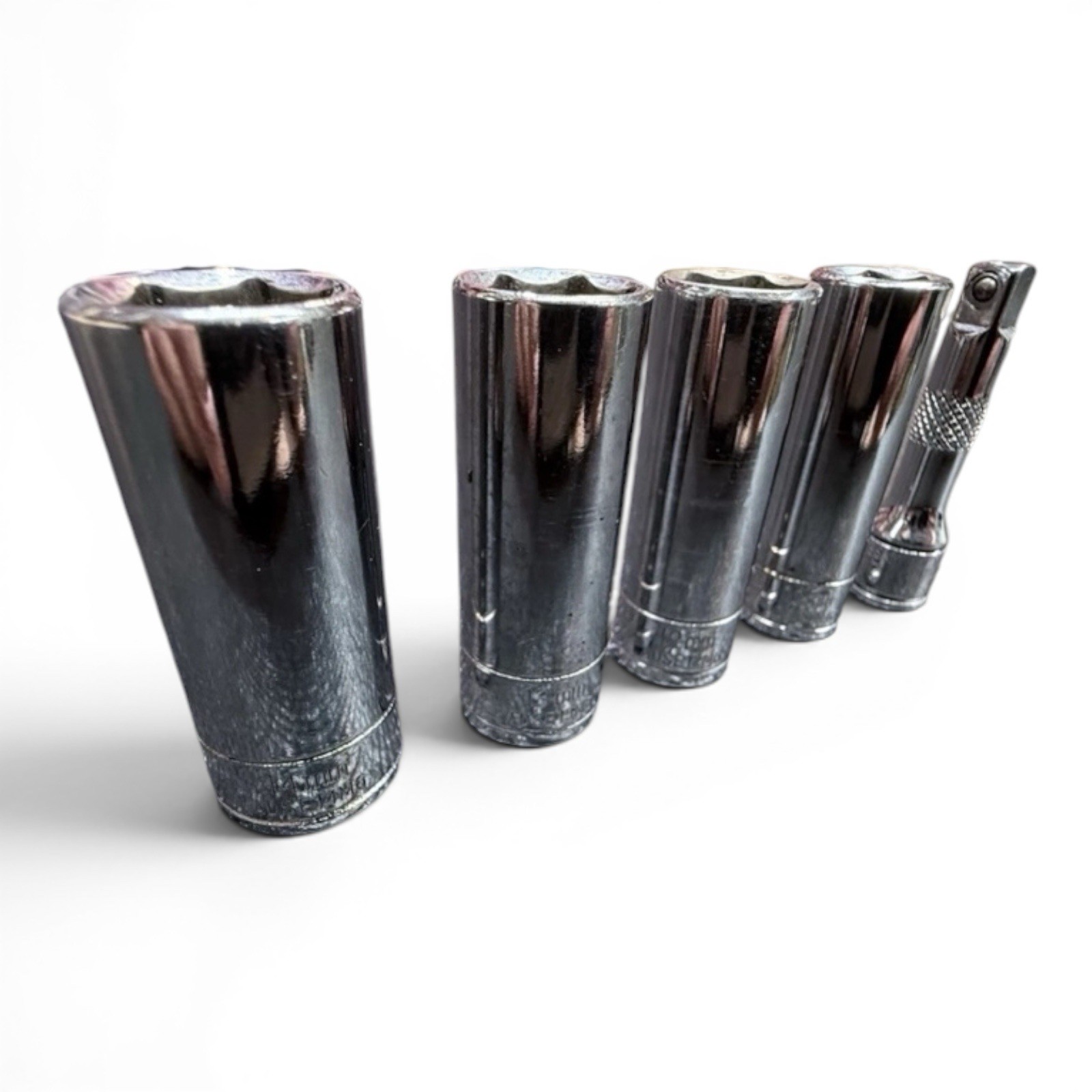 Matco Silver Eagle 1/4” Drive 5pc Deep Socket Set 11-14mm & 2” Extension ADSE