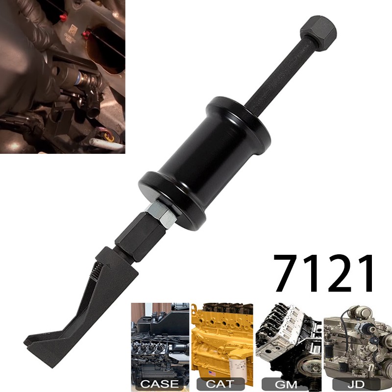 7121 Fuel Injector Nozzle Puller Tool for GM,Cat,Case,John Deere Diesel Engines