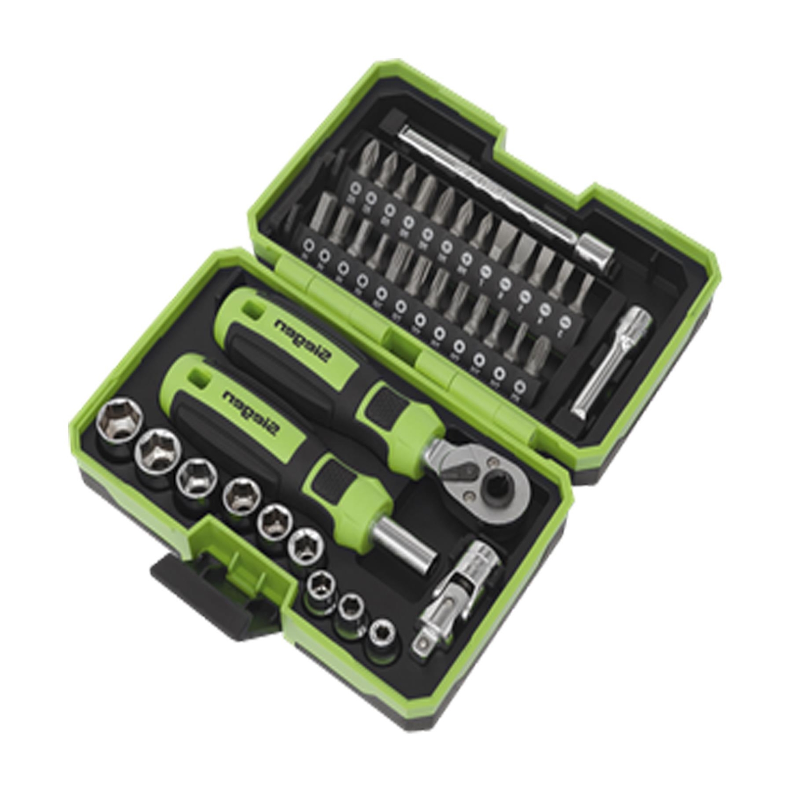 Sealey Socket & Bit Set 38pc 1/4″Sq Drive High Grade Steel