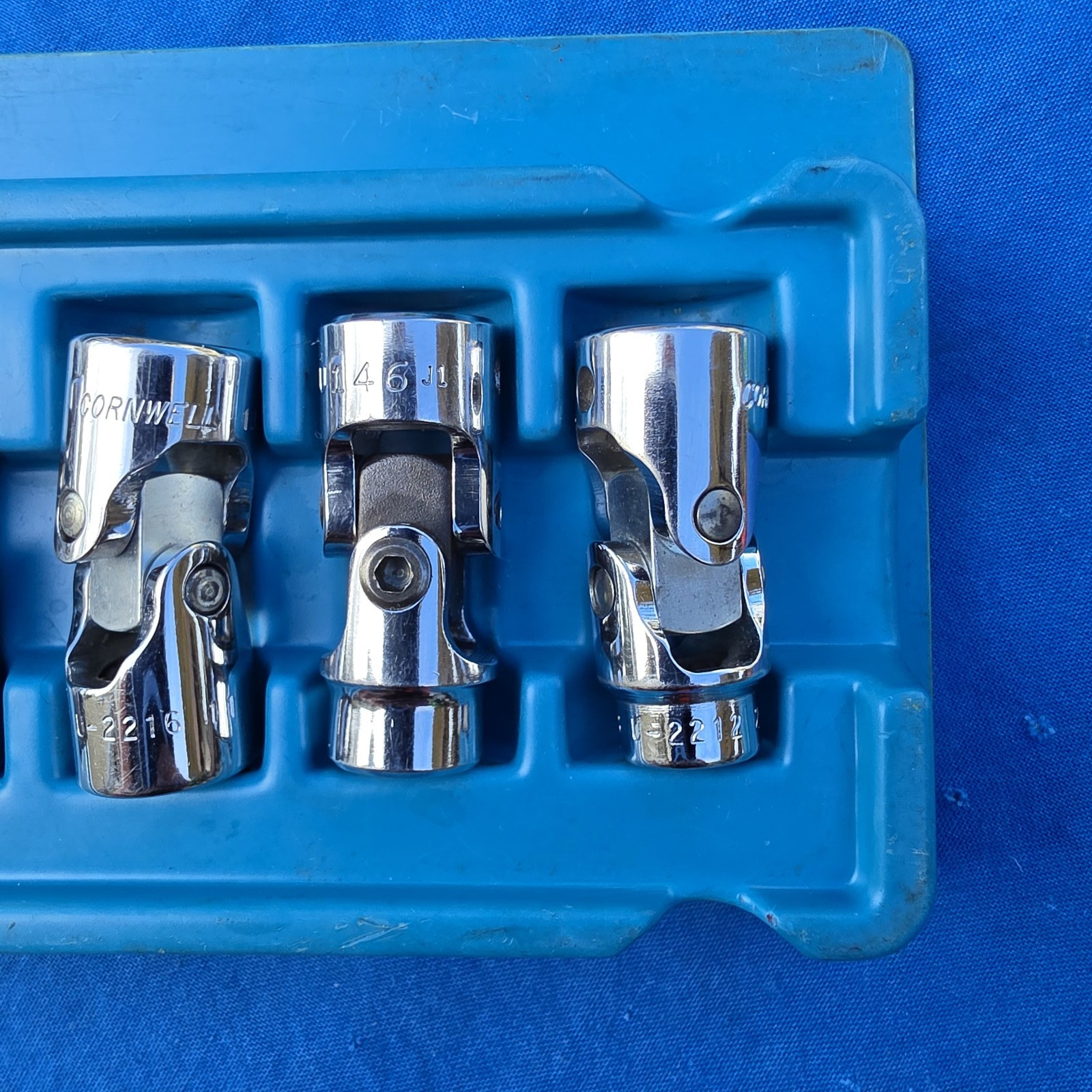 Cornwell 7pc SAE 3/8-3/4 Chrome Universal Swivel Socket Set 3/8″ Drive Mixed