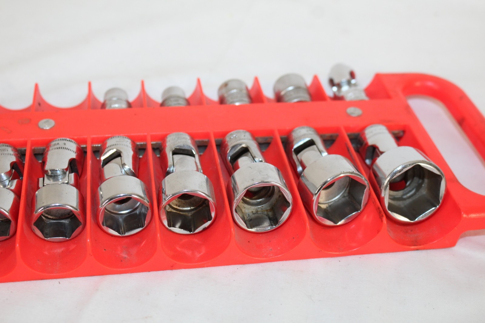 15 Snap-on Tools METRIC #7 thru #24 Swivel Socket Set, 3/8 drive, FSUM, + SAE