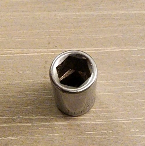 Craftsman 9mm Socket 6 Point 1/4″ Drive (No Stamped Catalog Number)