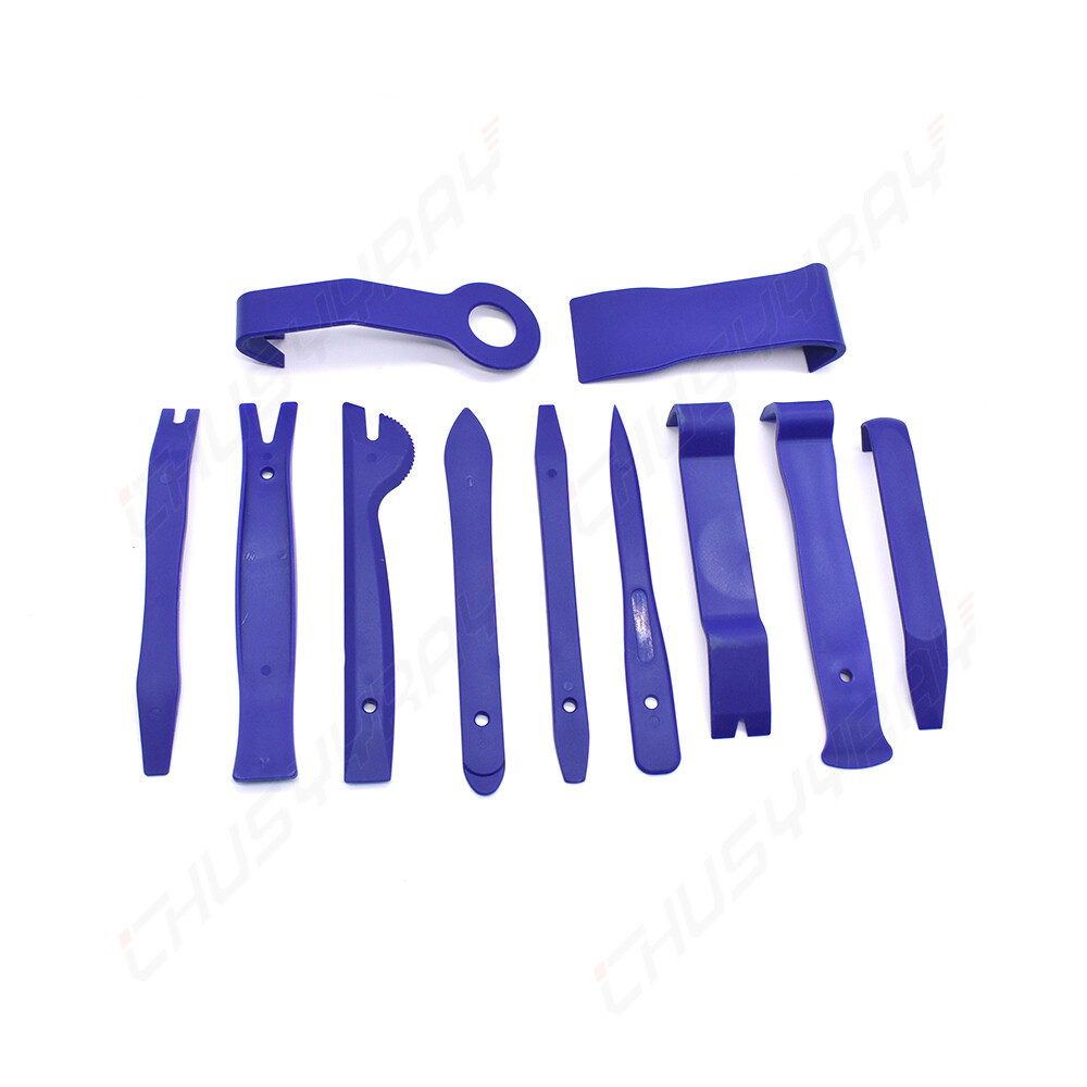 11Pcs Car Trim Removal Tool Kits Panel Door Pry Dash Interior Clip Set Plastic