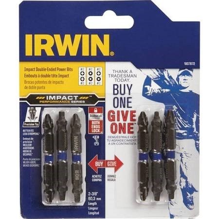 Irwin 6pc Double Ended Impact Grade Bits made for Impact drivers #1907872