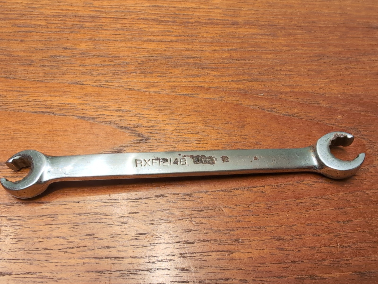Snap-on tools 3/8 x 7/16″ SAE flare nut open end wrench RXH1214b Nice! 12pt