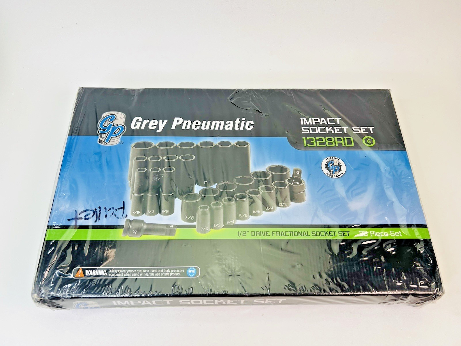 Grey Pneumatic 1328RD 1/2″ Drive Standard & Deep Length Impact Socket 28-Piece