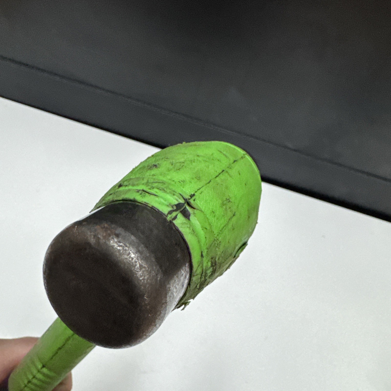 Snap On HBBD24G 24 oz Ball Peen Soft Grip Dead Blow Hammer GREEN USA MADE