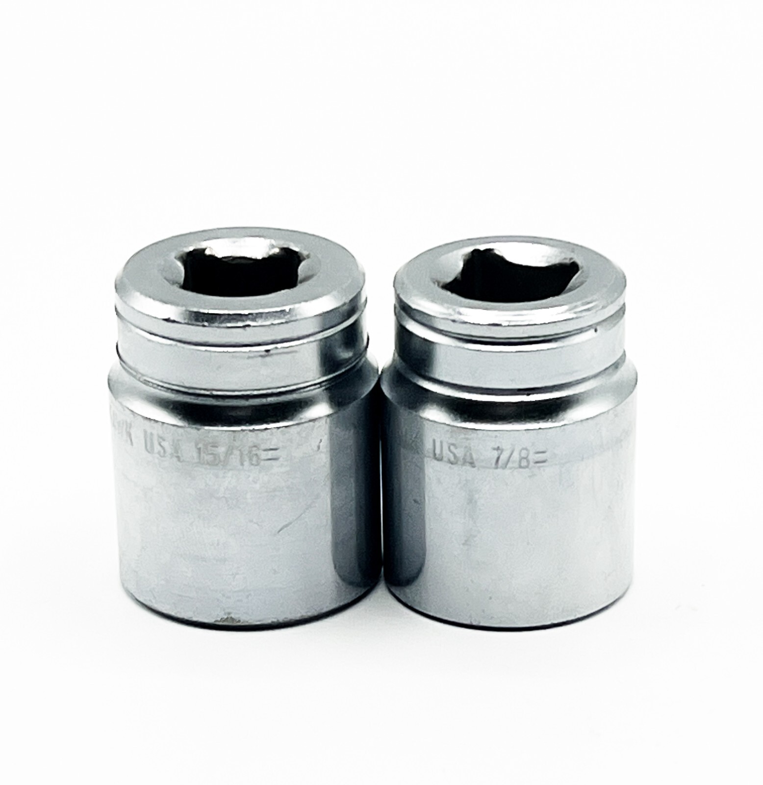 Blackhawk Tools 1/2″ Drive 12 Point 7/8″ + 15/16″ SAE Sockets {40128 + 40130}