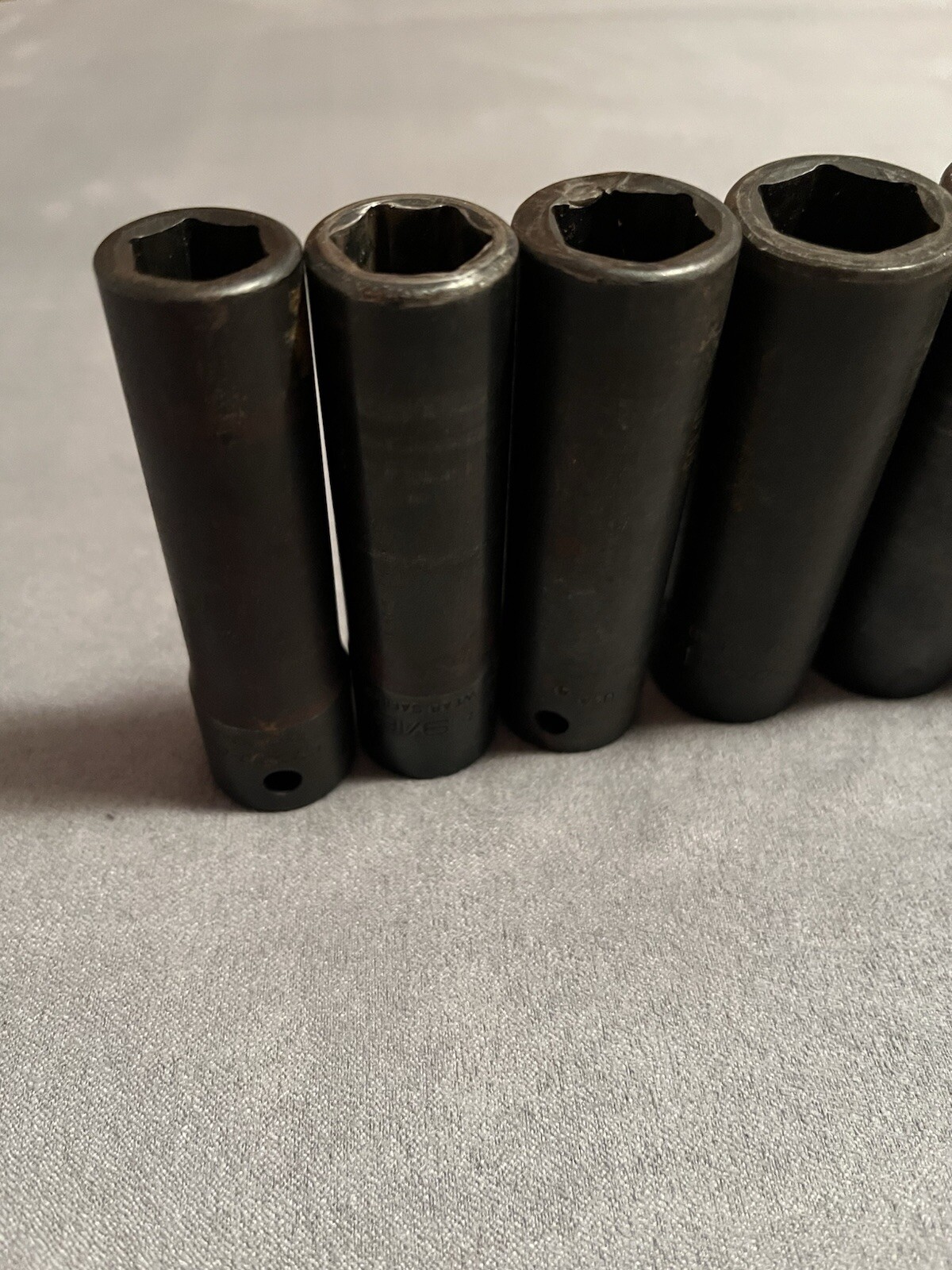 Snap-on 9 Pc 1/2″ Dr SAE Deep Impact Socket Set 1/2″ – 1″ 6Pt 309SIMYA