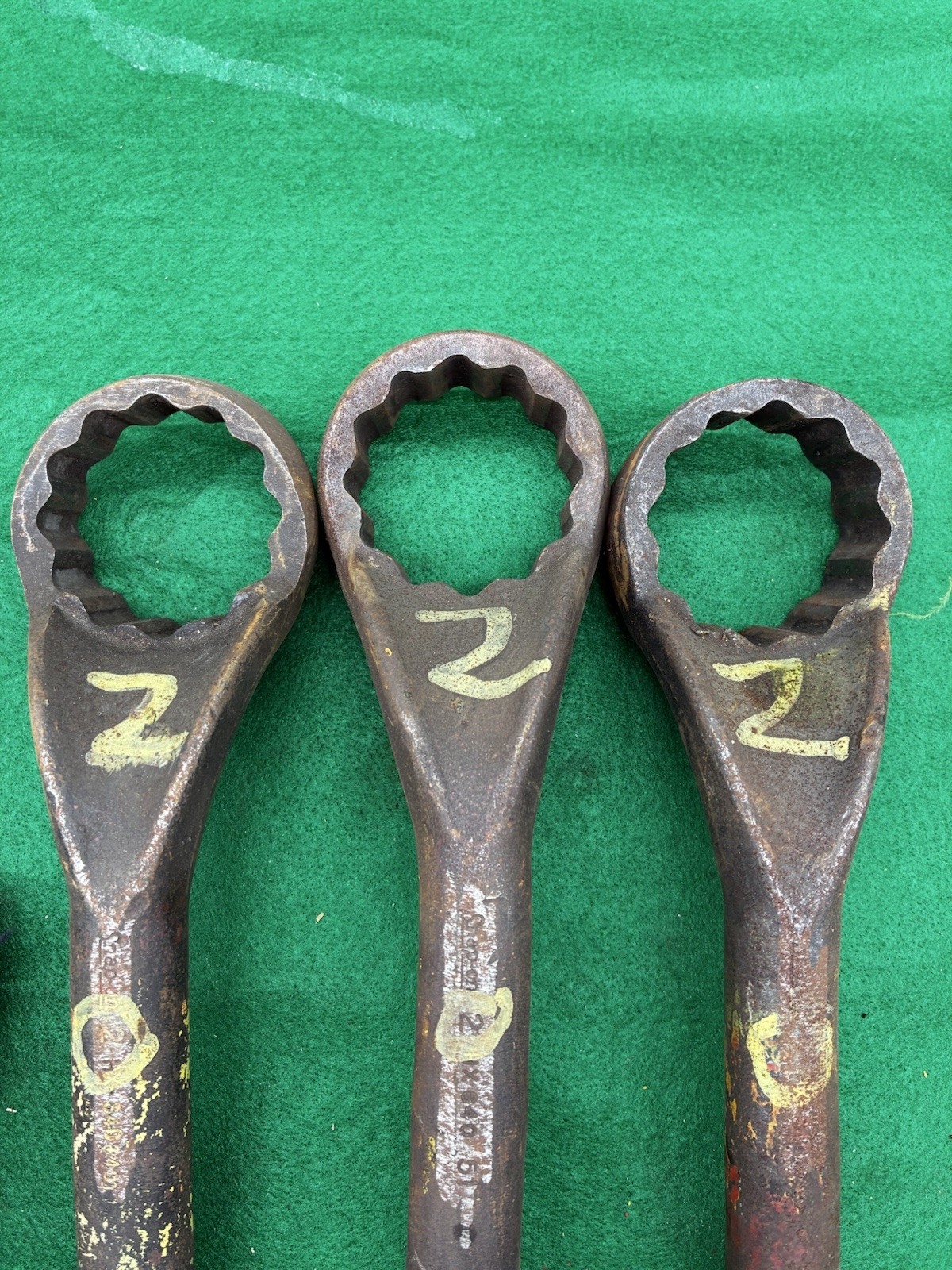 Lot of 3 Snap-on HX-640 striker knocker wrench 2” twelve point box end