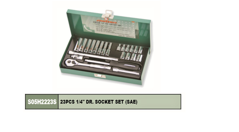 Jonnesway S05H2223S 23 Pcs Socket Set SAE 5/32″ – 1/2