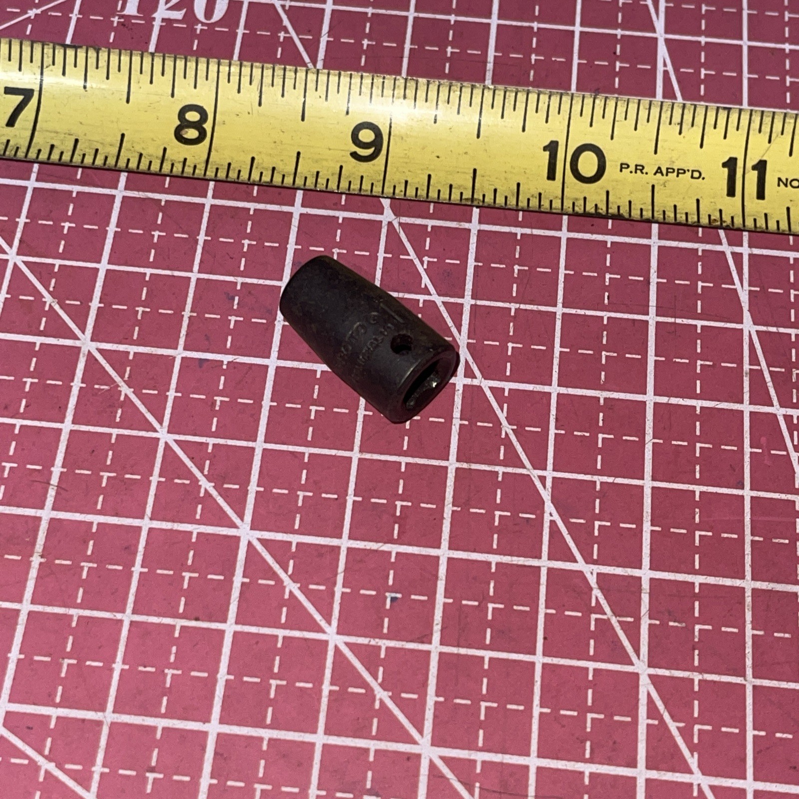 NOS Proto USA 6908H 1/4 In SAE 1/4” Drive Professional 6 Point Impact Socket
