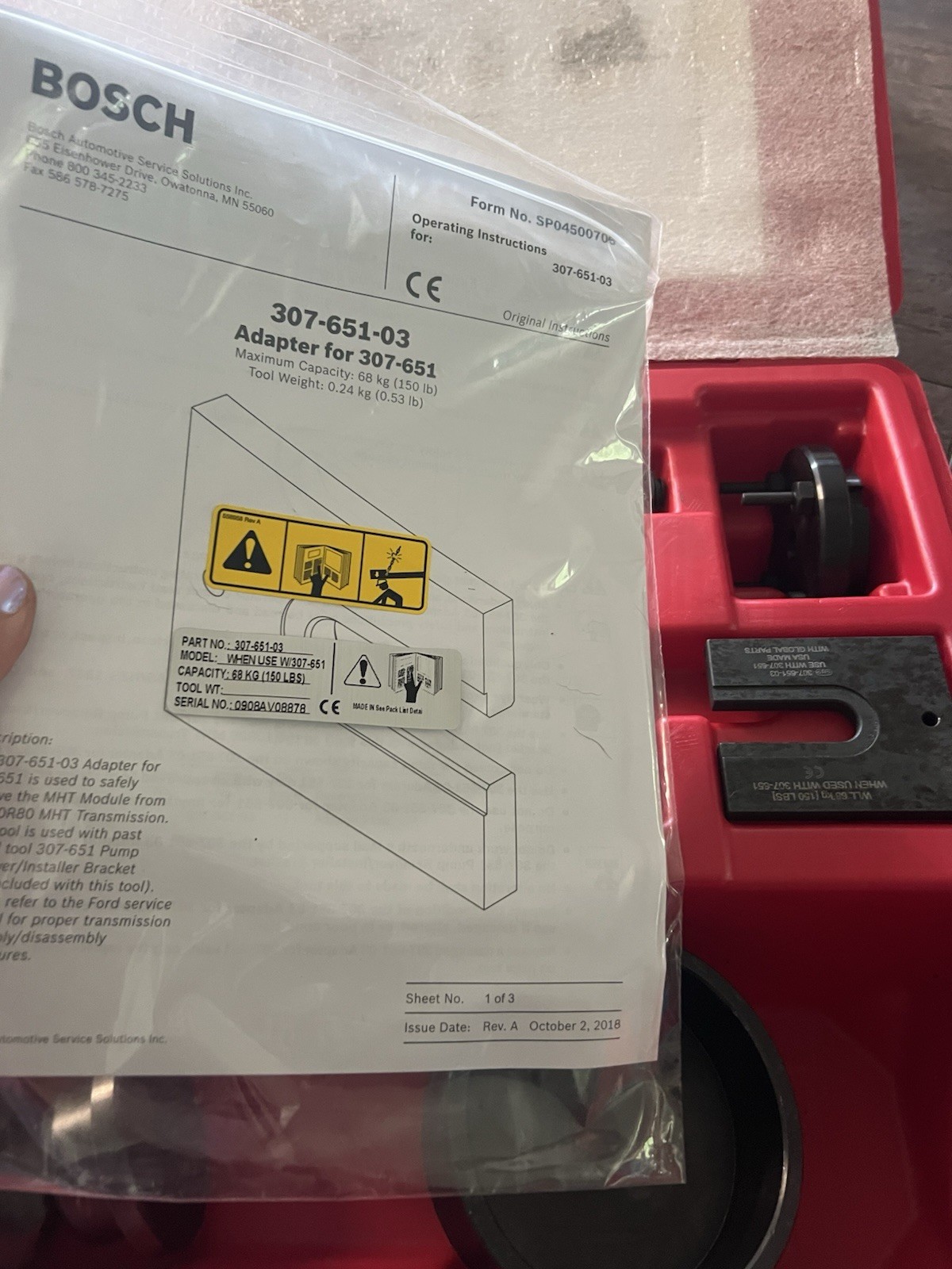 Ford Rotunda TKIT-2019P1-FL 2.0 Diesel Tools Both Cases Plus more EXTRA Read
