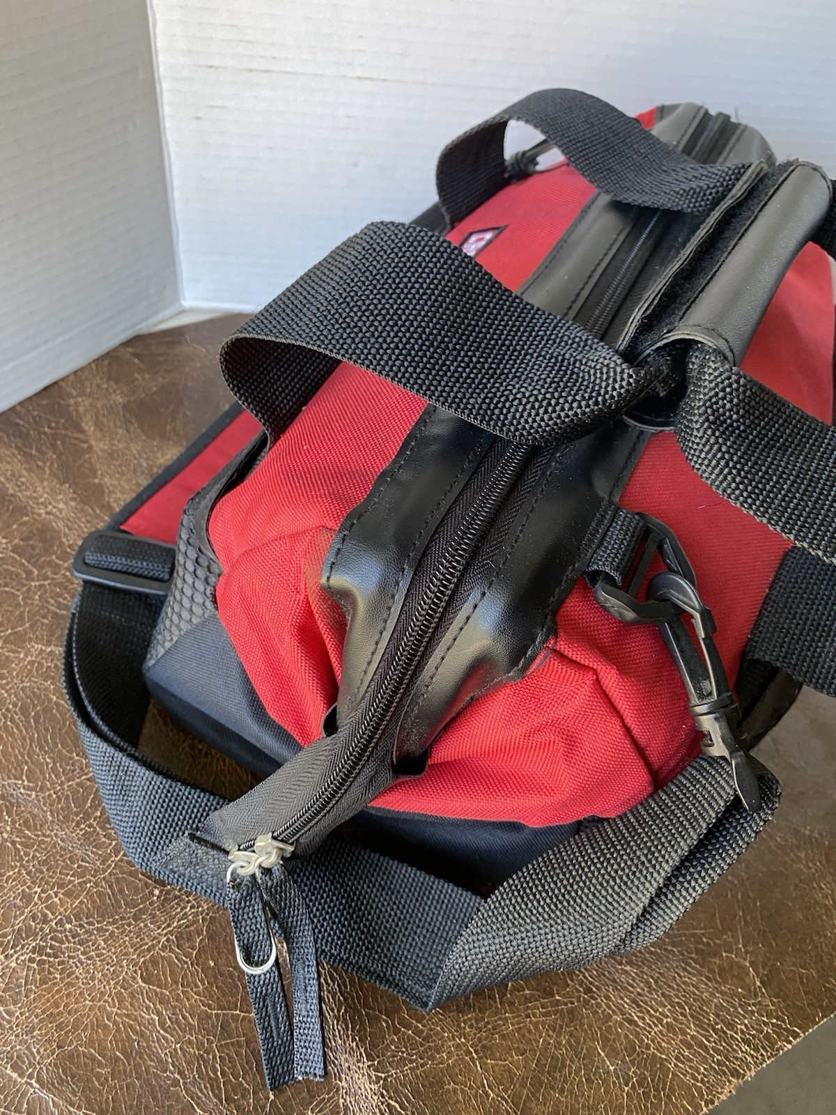 Craftsman Heavy Duty 21-Pocket Large Mouth Tool Tote Bag No. 40411 Red