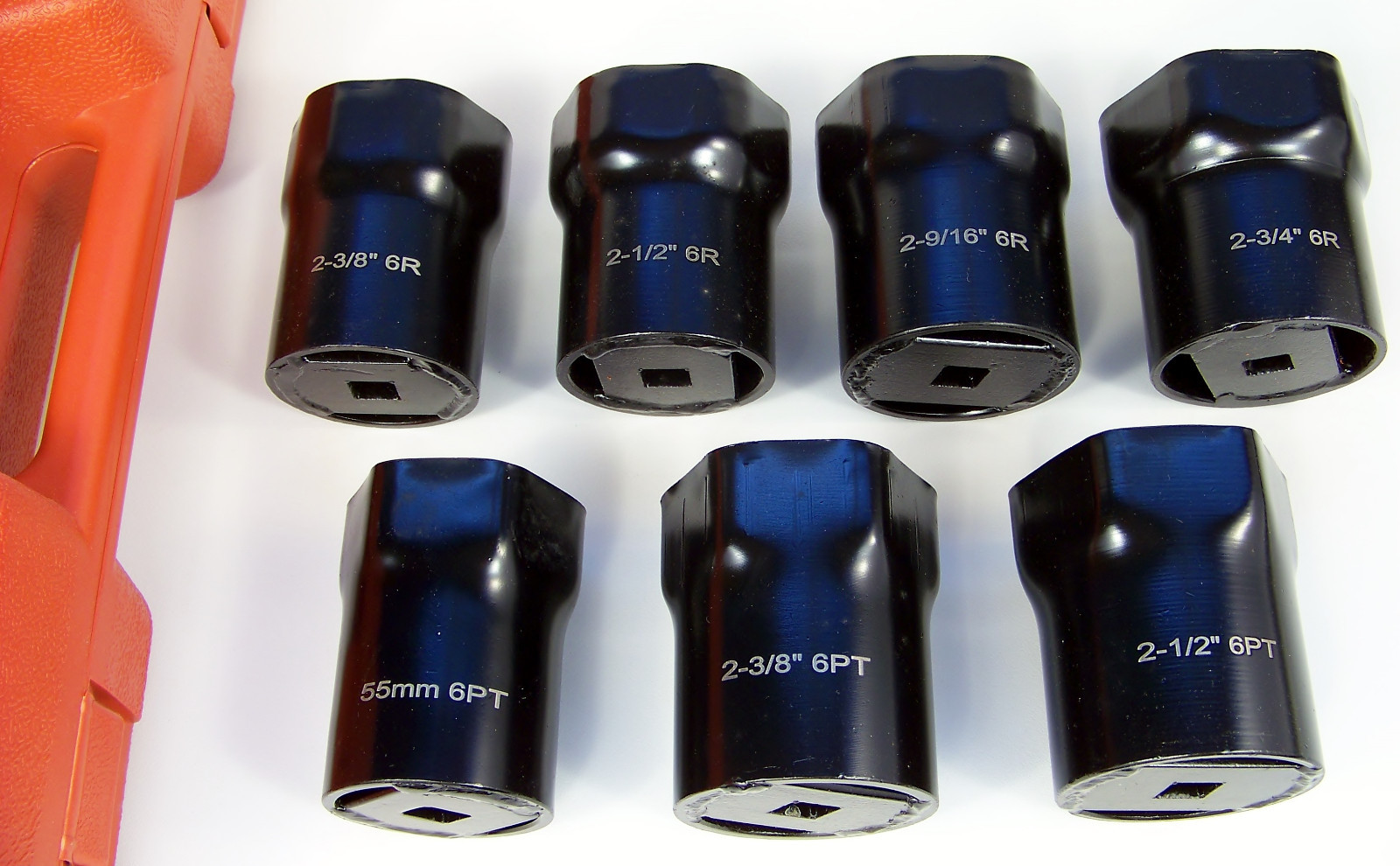 7pc 1/2 Drive SAE / Metric Thin DEEP Axle Lock Nut SOCKET SET 6 Pt Hex & Rounded