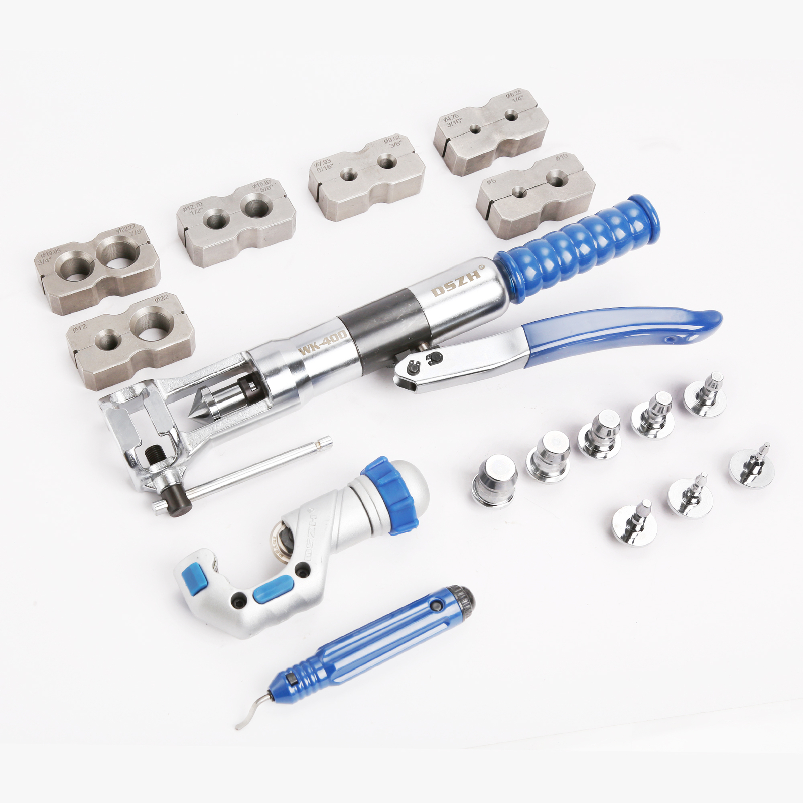 WK-400 Universal Hydraulic Expander & Flaring Tool Accurate Pipe Fuel Line Kit