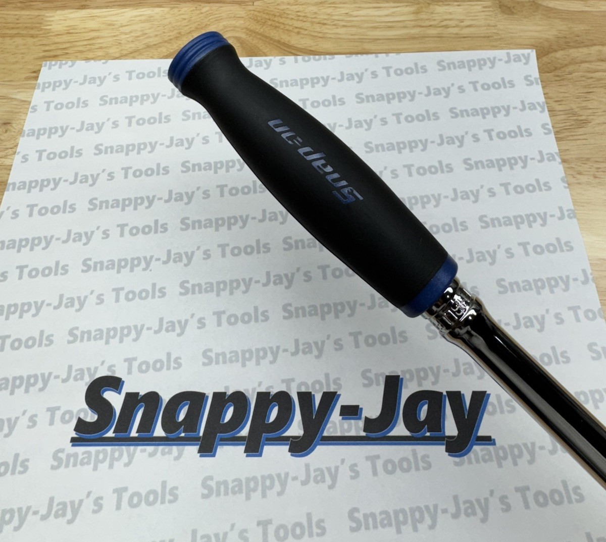 Snap-on Tools 3/8″ Drive POWER BLUE X-Long Quick Release Flex Ratchet FHRLLF80