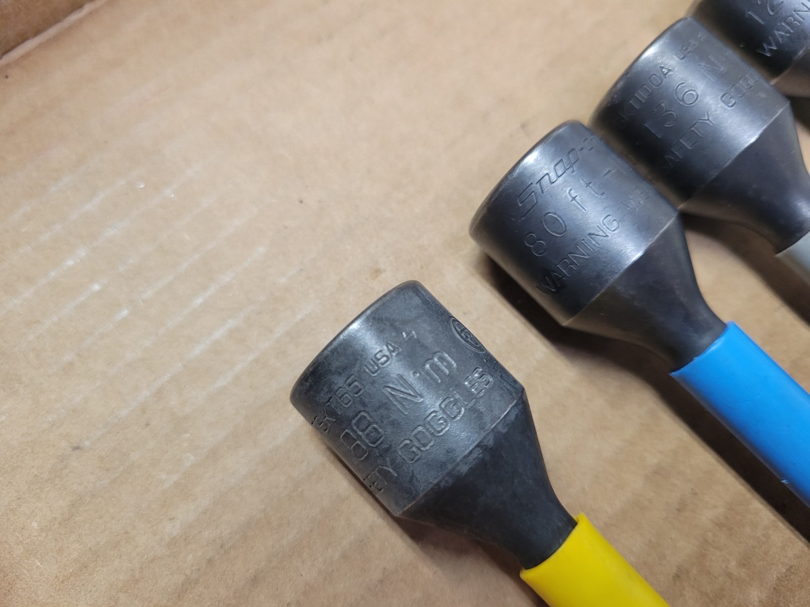 Snap On / Blue Point 1/2″ Drive 5-Piece Torque Stick Set