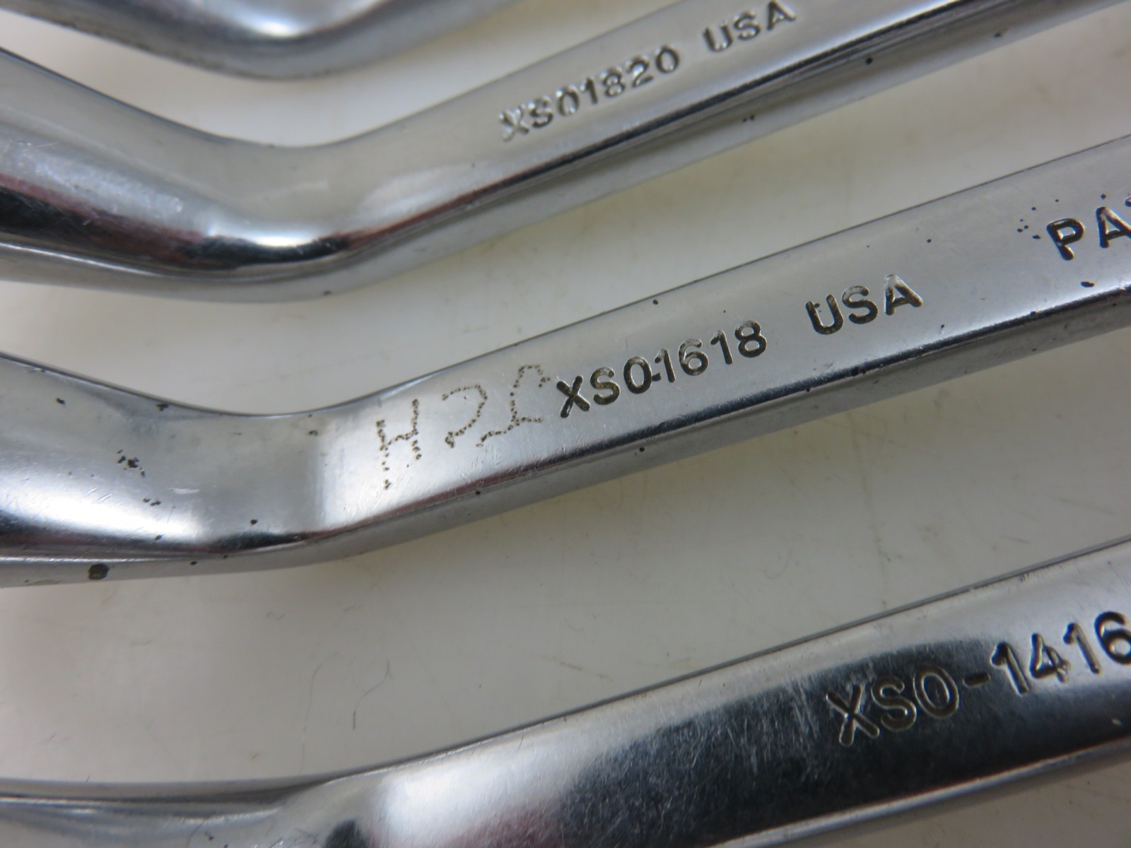 Snap-On XSO SHORT 60° Offset Box End Wrench 7pc Set 5/16″-13/16″ Vintage