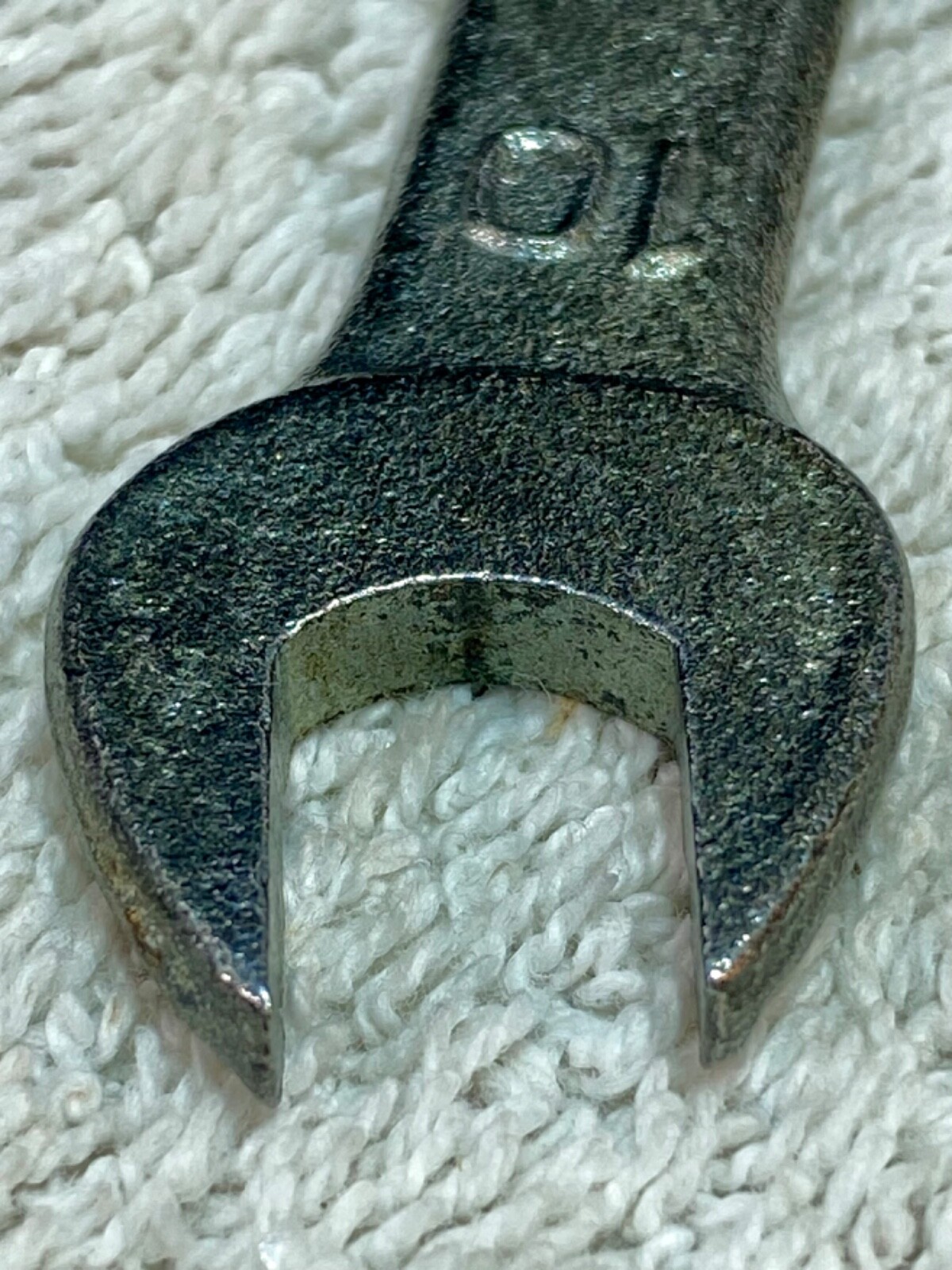 Vintage RK Honda Motors 10mm x 12mm Open-End Wrench No. 1211, Made in Japan