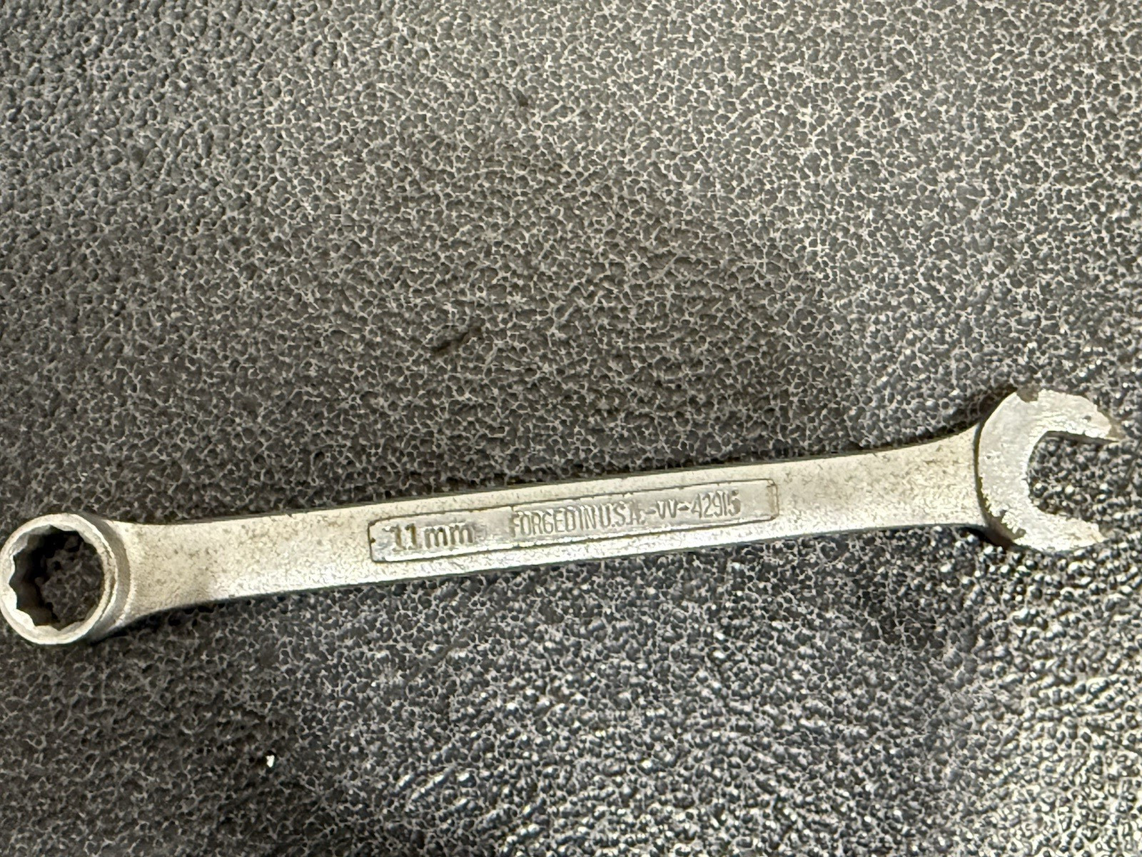11mm Vintage Craftsman VV-Series 42915 Combination 12pt Wrench Made in USA