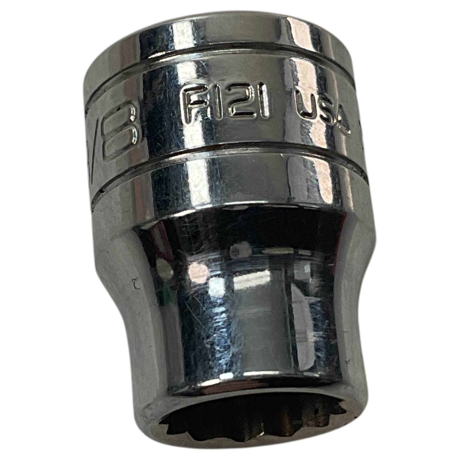 Snap-on Socket 3/8″ 3/8″ Drive 12 Point F121 Sold As Pictured Mechanic Tool USA