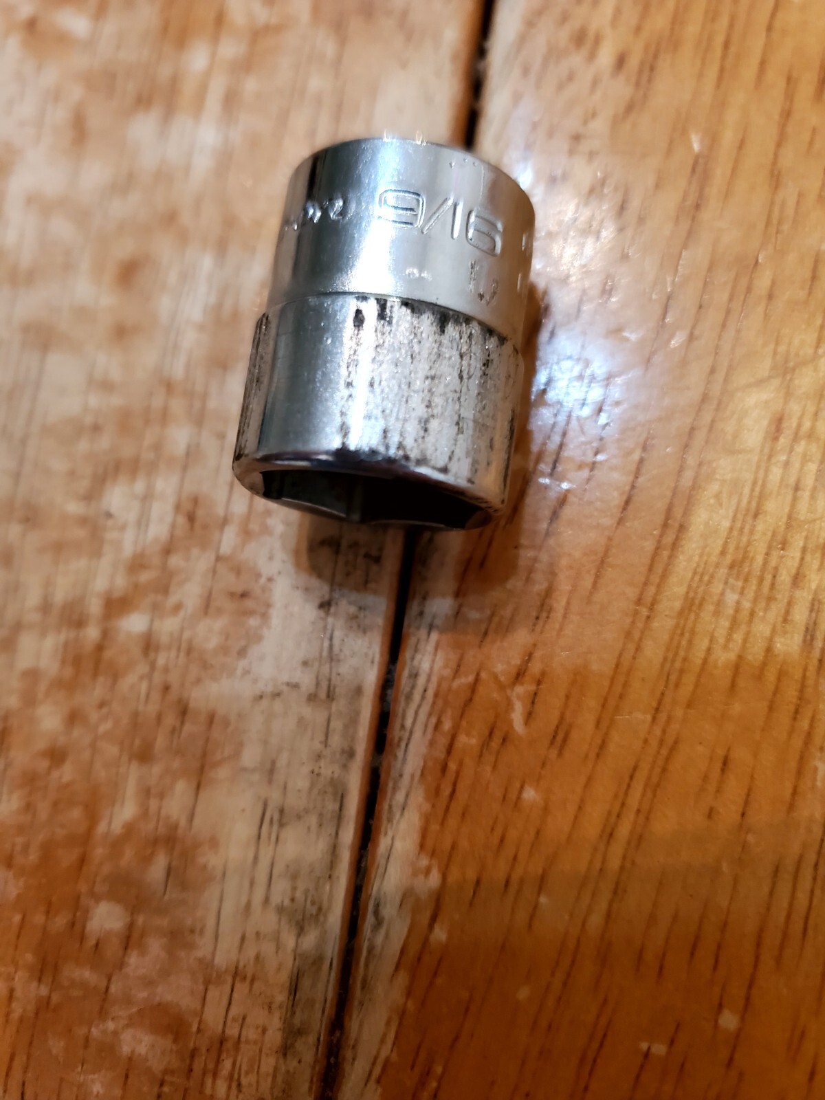 Snap On 1/4 Drive 9/16 6PT Shallow Deep Sockets Lot Of 2