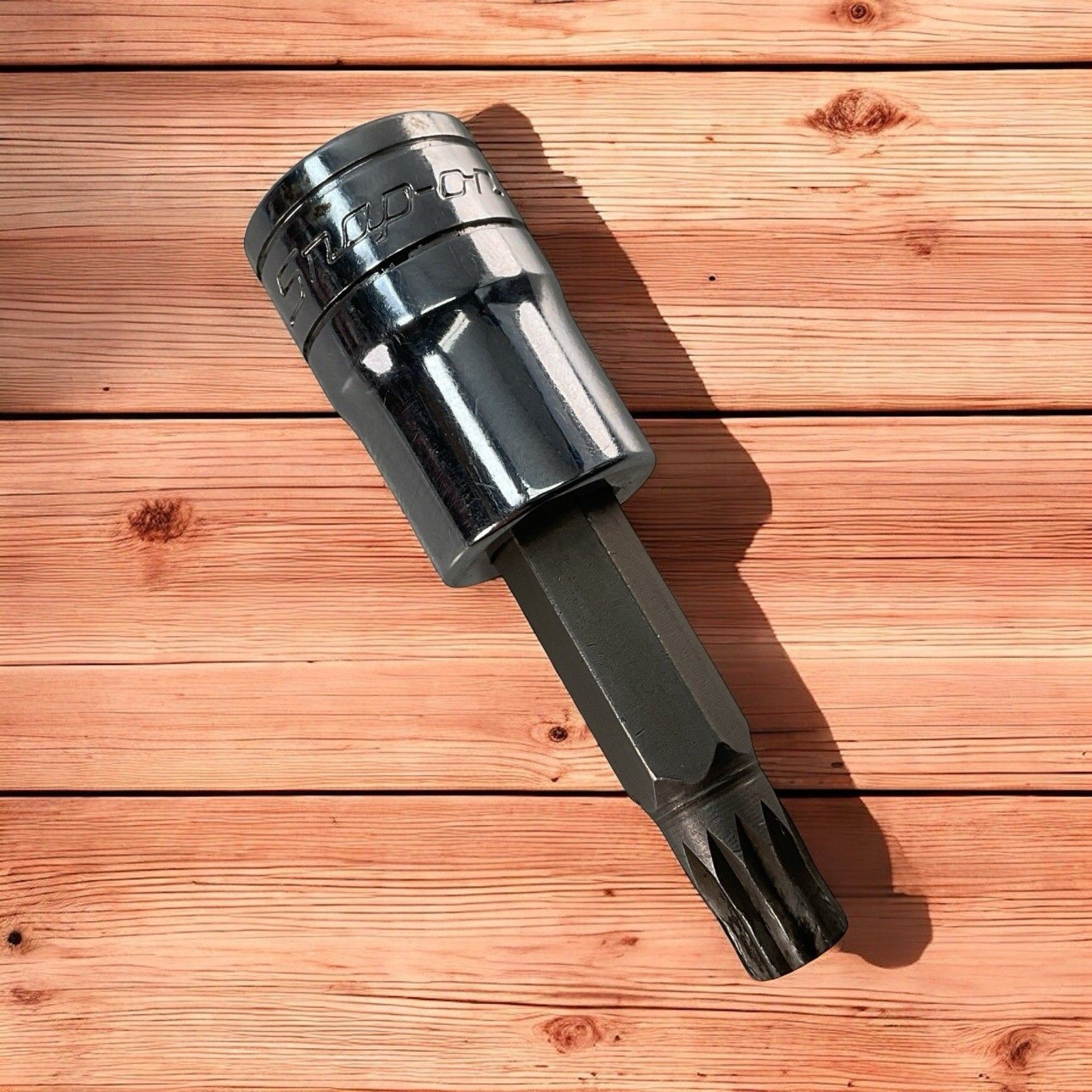 Snap-on FA10E Hex Bit Chrome Socket 3/8″ Drive 5/16″ SAE USA Snap On Good Cond.