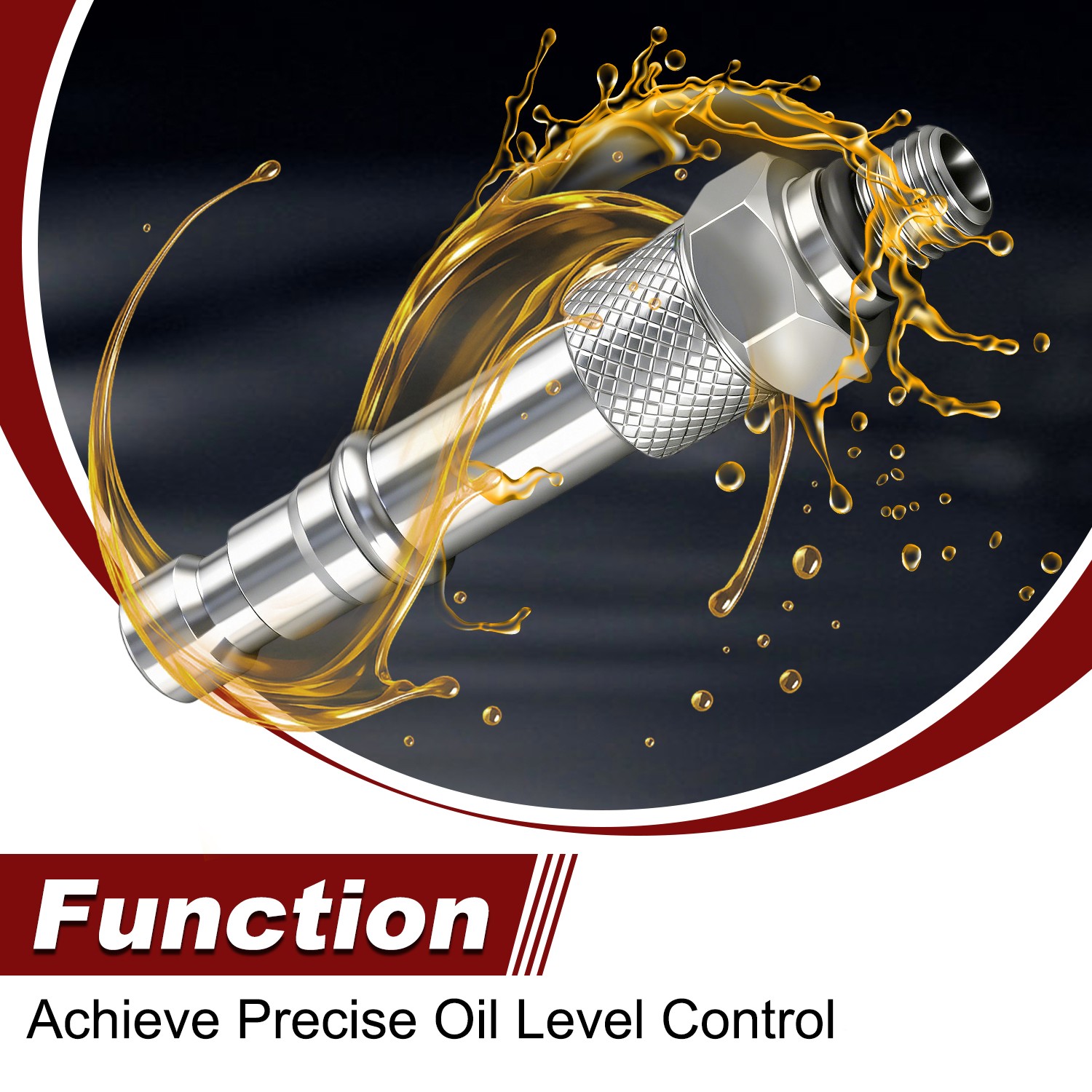 New 304 Stainless Steel Transmission Oil Fill Adapter for 2010-2012 FX35