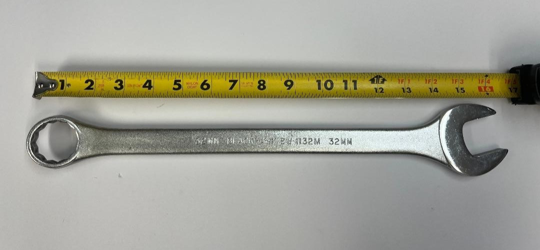 BLACKHAWK BW-1132M 32mm 12-point COMBINATION WRENCH, SATIN FINISH