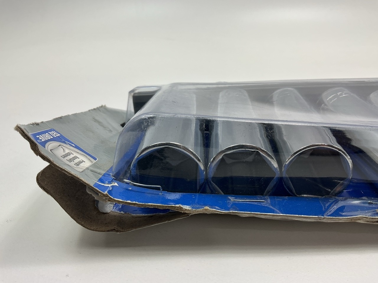OPENED – TEQ TP327 Deep Socket Set SAE 1/2″ Drive, 8 Piece Set 1/2″-15/16″