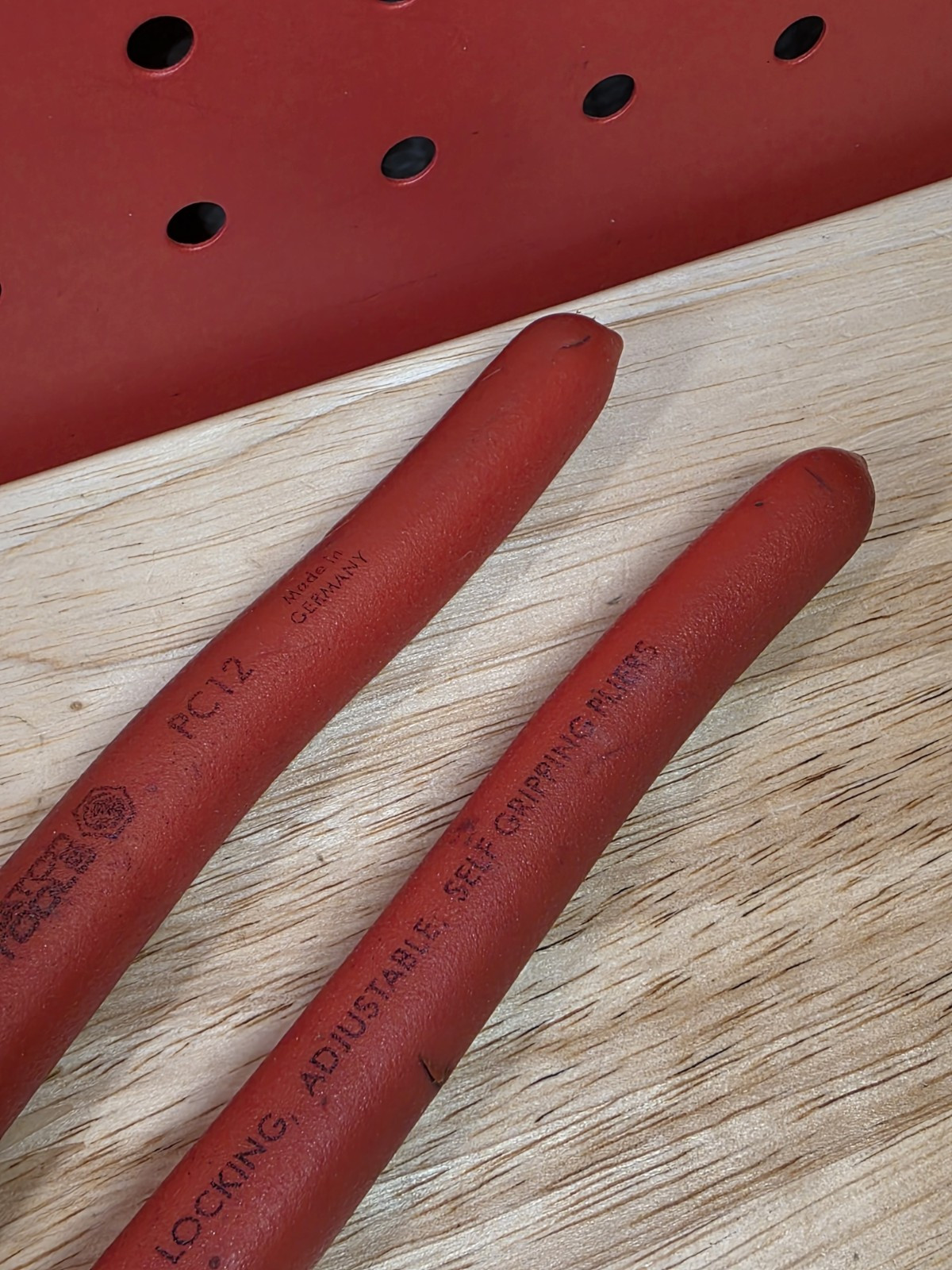 Matco Tools 12″ Pliers Knipex Cobra PC12 Germany Vanadin Red Handle