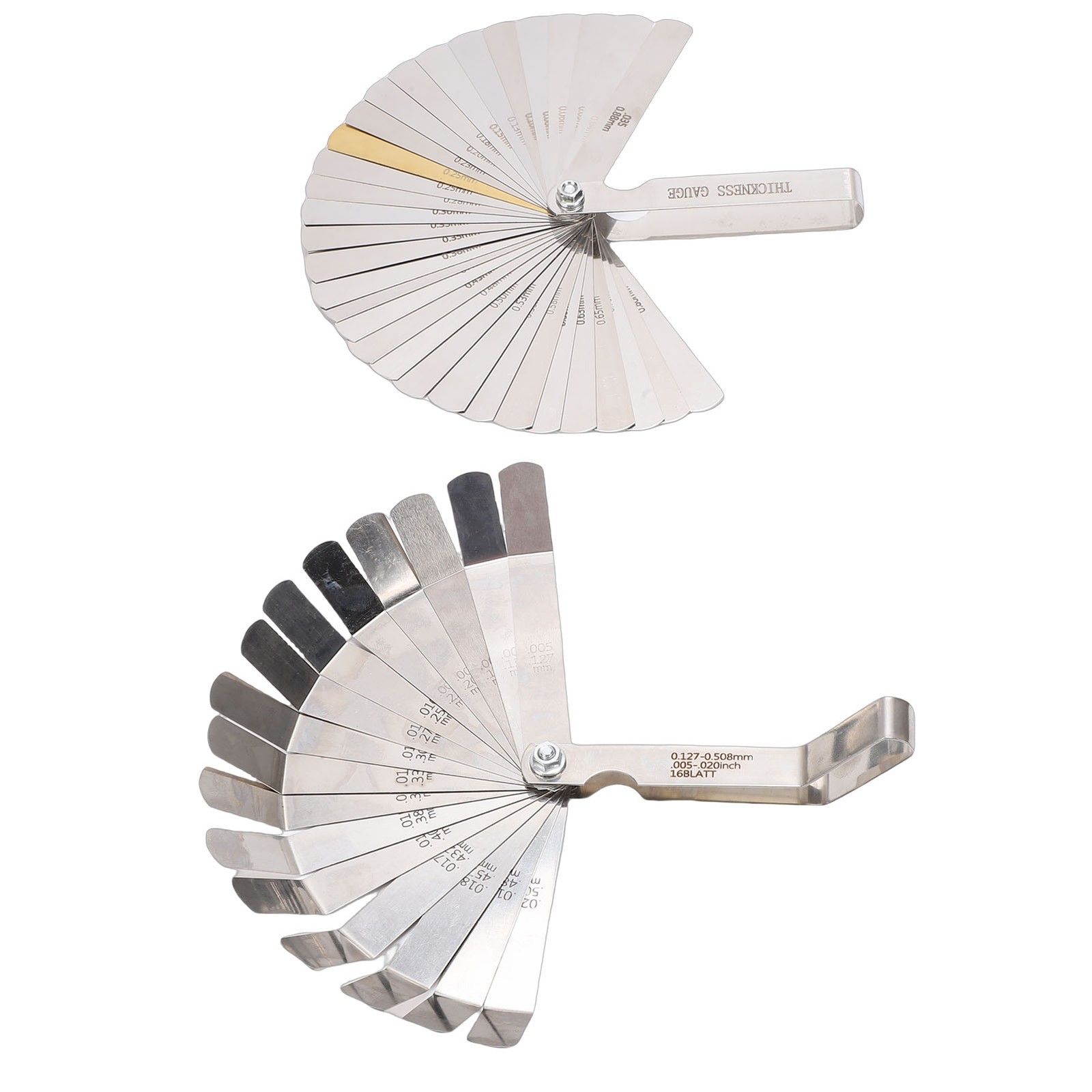 Feeler Gauges Set Stainless Steel 32 And 16 Blades Metric And Imperial Width