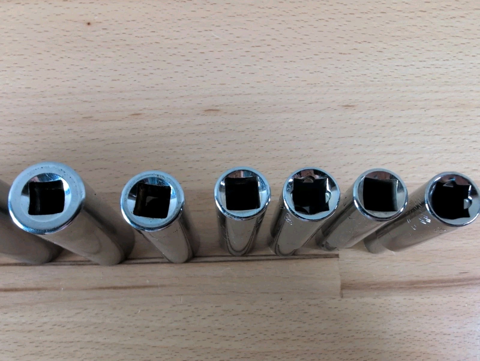 Mixed Lot 10 SAE 3/8″ Drive Deep Sockets Snap-on Armstrong Craftsman 1/4 – 7/8