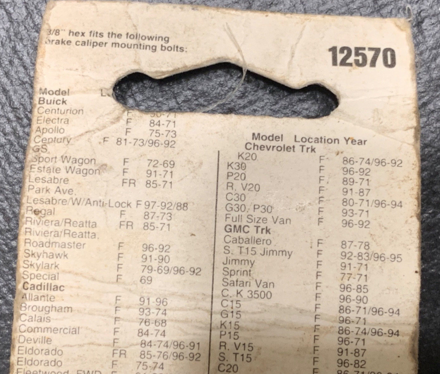 LISLE 12570 3/8 DR 3/8″ Hex Brake Caliper Socket Bit Made in USA