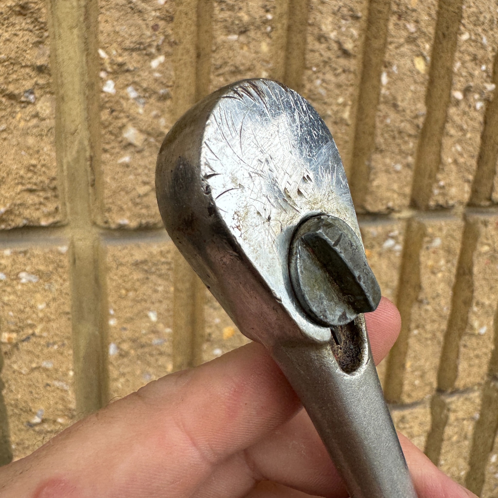 Vintage Oxwall 3/8” Drive Socket Wrench / Ratchet 7.5” Long MADE IN JAPAN