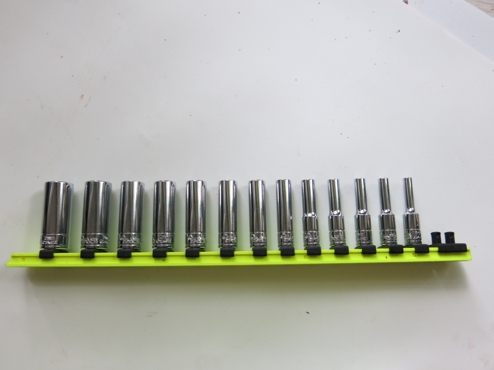 MATCO Tools 1/4″ DRIVE SILVER EAGLE METRIC DEEP SOCKET SET Snap on Hi-Viz Rail
