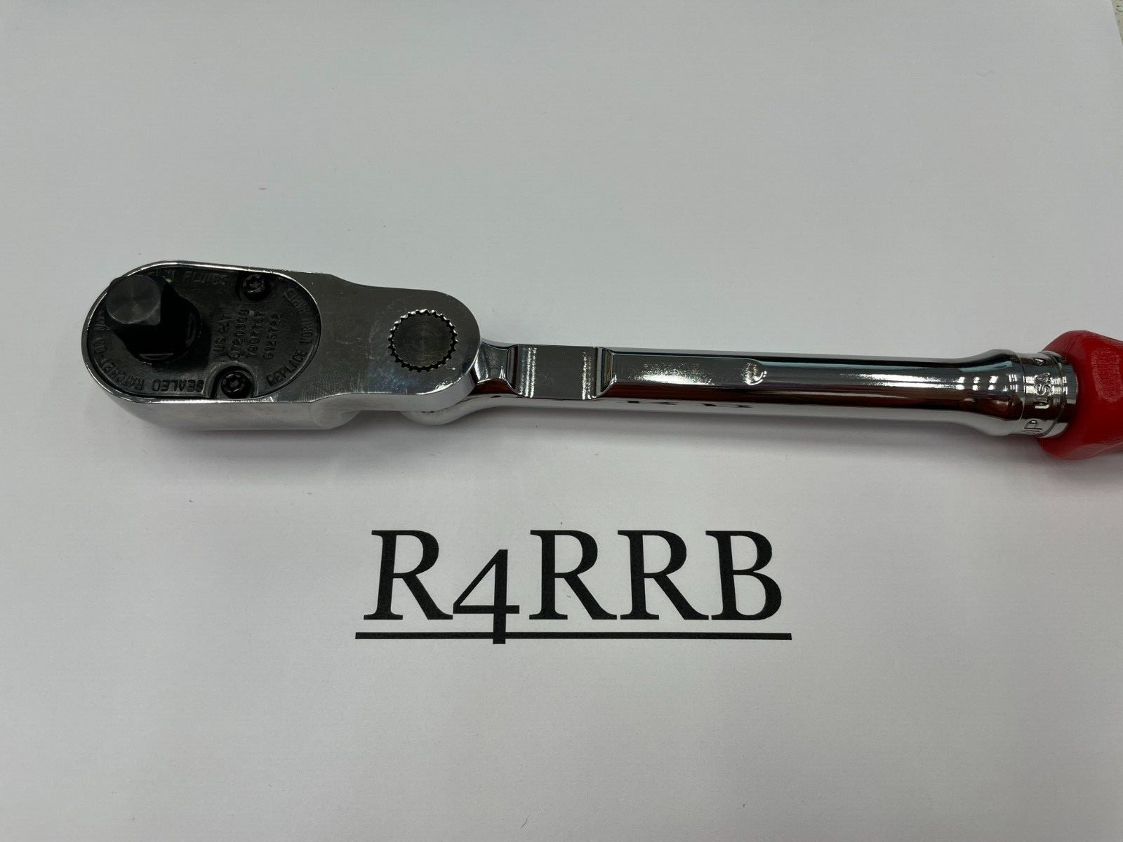Snap-on Tools USA NEW RED 3/8″ Drive Hard Grip Multi-Position Ratchet FHD80MPR