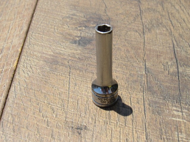 SNAP ON 1/4″ SFS081 3/8″ DRIVE 6 POINT DEEP SAE SOCKET SFS 081 UNDERLINE LOGO