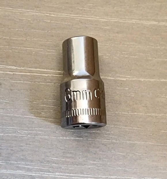 Craftsman 6mm Socket 6 Point 1/4″ S-AE 43502