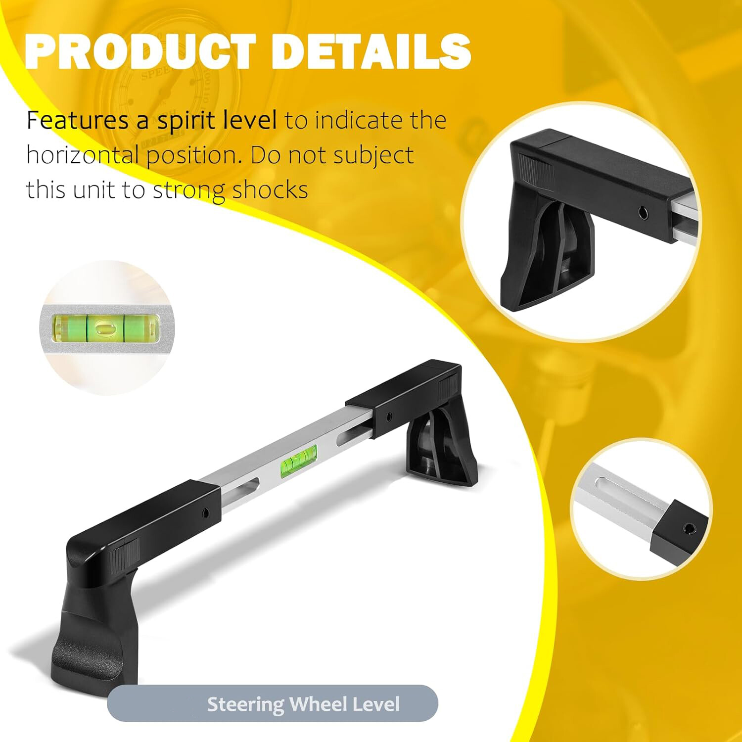 For 270mm-340mm Steering Wheel Level Alignment Tool for Passenger Cars Trucks