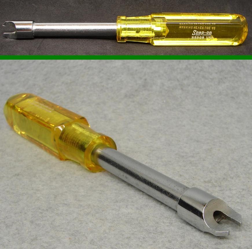 Vintage SNAP-ON S5908 Specialty Tool DASH NUT Escutcheon SCREWDRIVER Porsche VW
