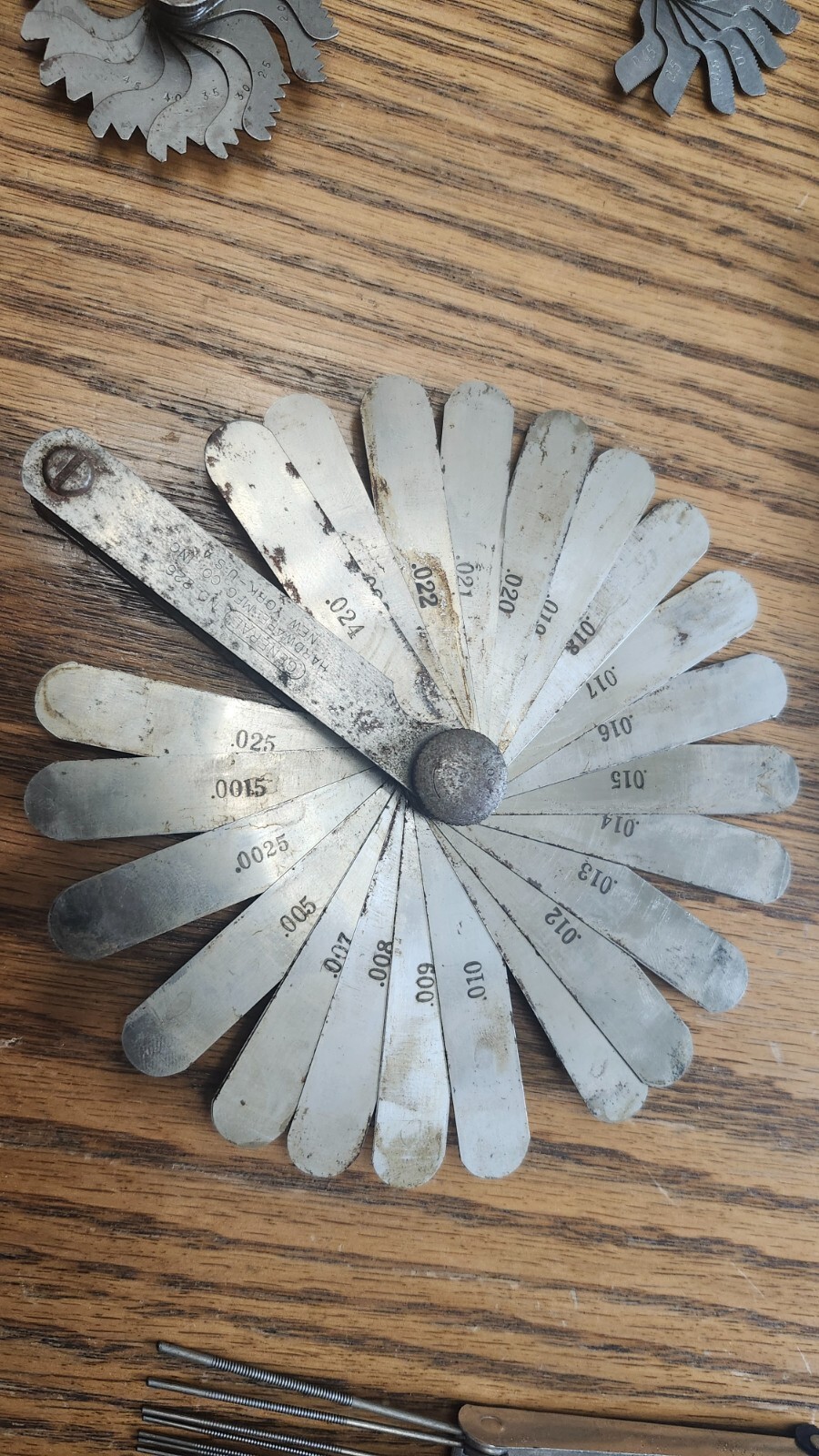 Lot (15) Machinist FEELER GAUGE SET – Screw Thread Pitch Gage Measuring tools