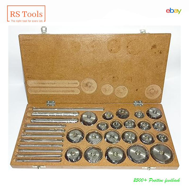 New Valve Seat & Face Cutter Set 21 Pcs Set For Vintage Cars & Bikes USA RSTOOLS