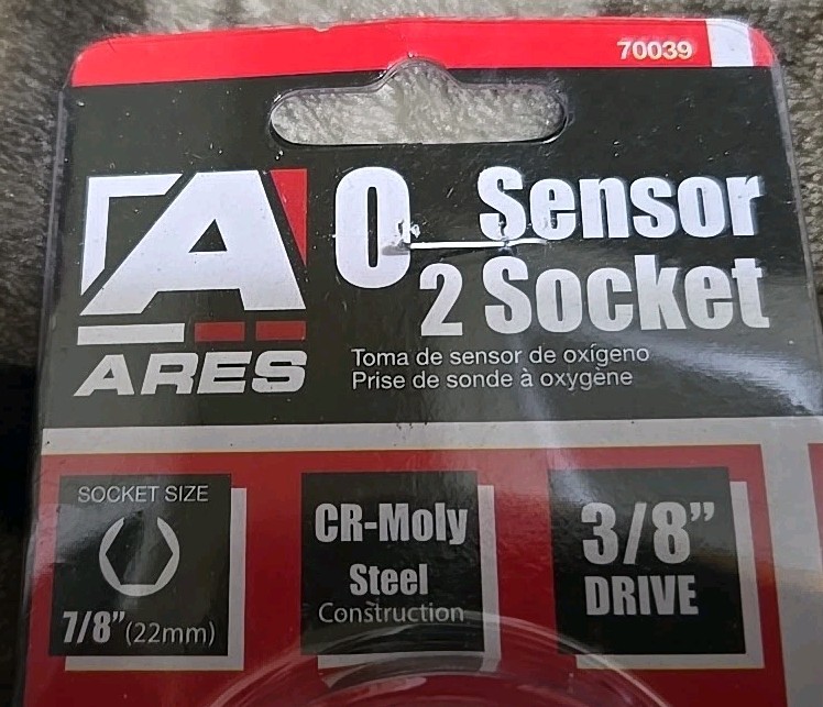 ARES 70039-3/8-Inch Drive by 7/8-Inch (22mm) Offset Oxygen Sensor Socket – Wi…