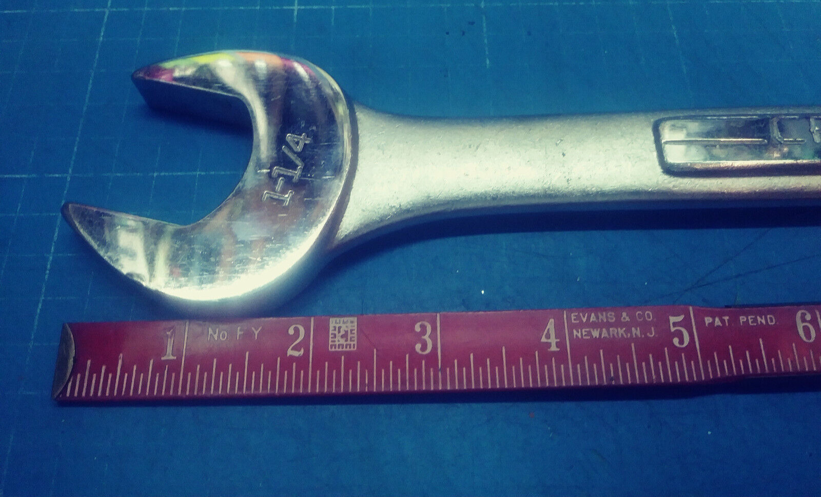 Craftsman Open End Wrench 1-1/4″ x 1-5/16″ 14.75″ Long =V= Series Vintage USA