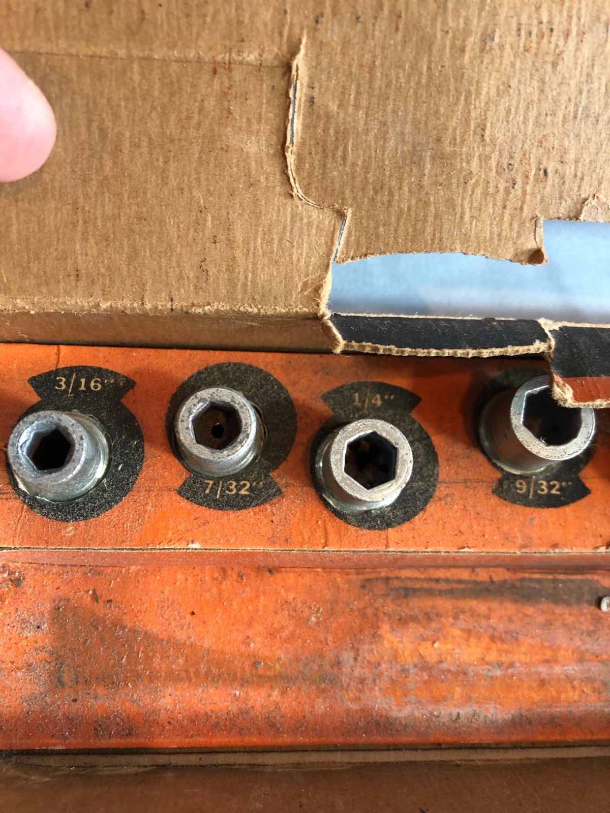VINTAGE Oxwall 10 Piece Flex Handle Socket Set – Original Box #F5