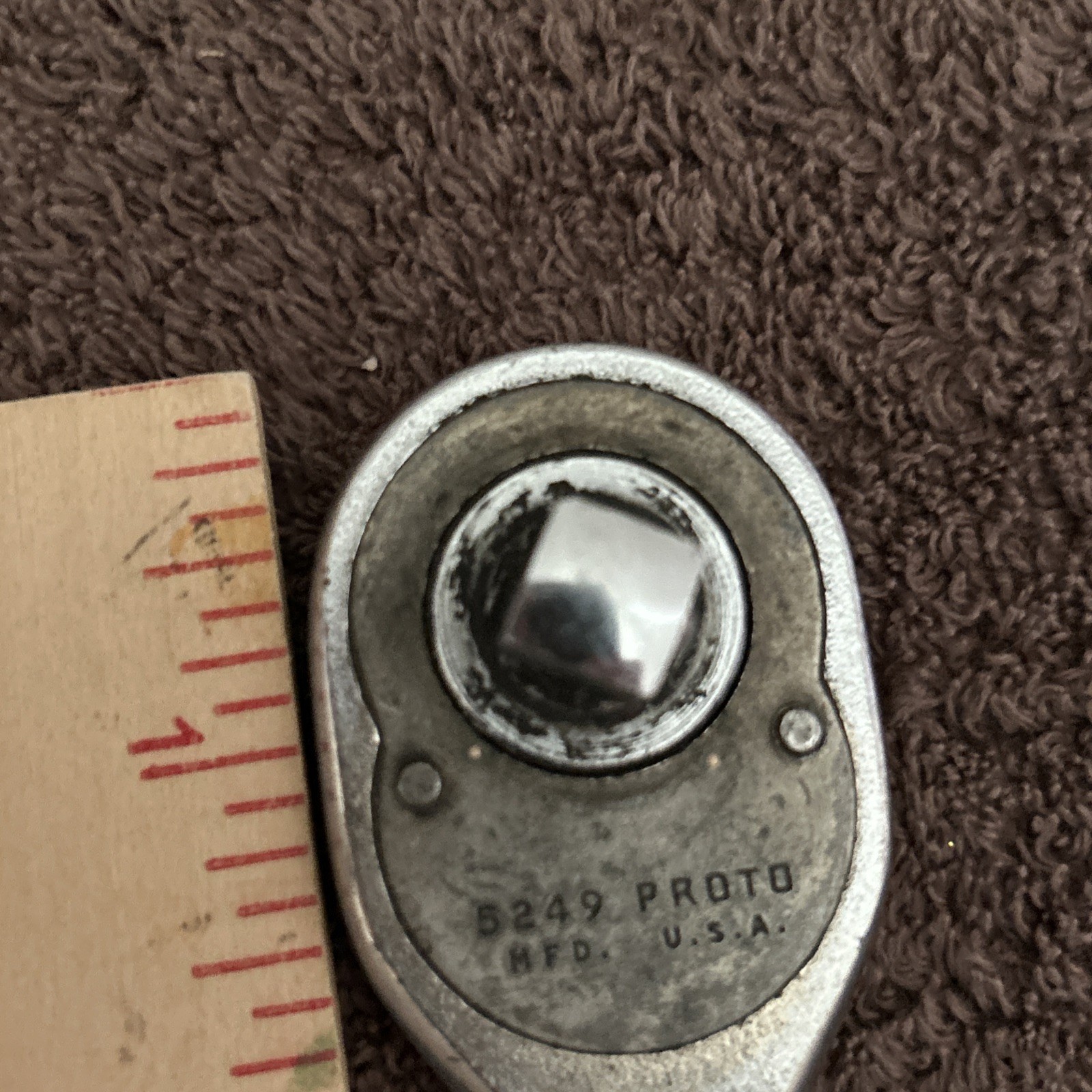 Vintage Proto 3/8″ Drive Pear Head Ratchet 5249 Made in USA Preowned