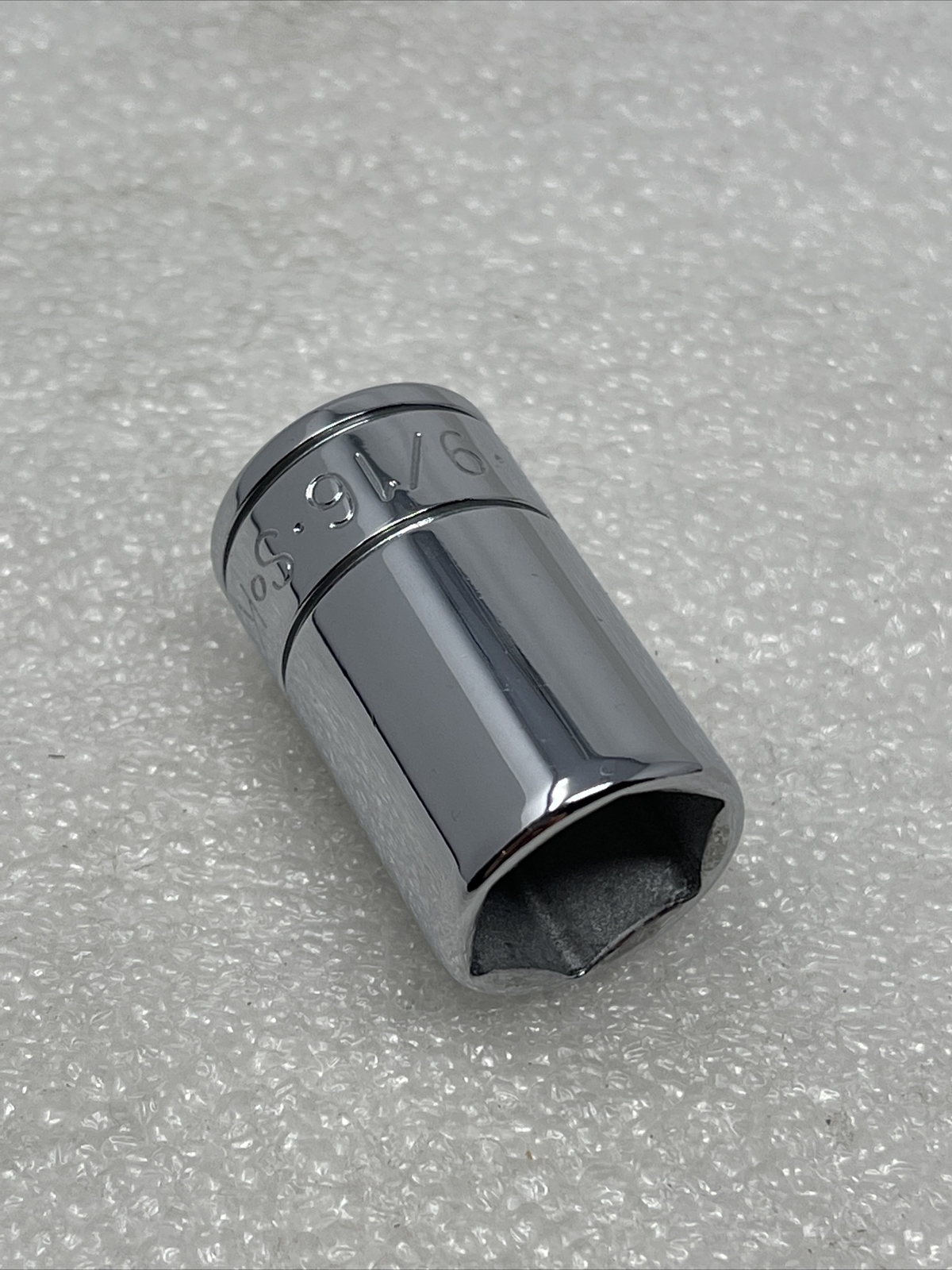 9/16” SK Tools 1/4″ Drive, 6 Point, Semi-Deep SAE Chrome Socket, USA, 41878